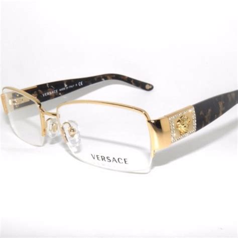 are versace glasses real gold|eyeglasses versace glasses on face.